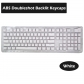 104+4 Backlit ABS Doubleshot Keycaps OEM Profile DIY Colorway for Mechanical Gaming Keyboard ANSI / ISO Layout